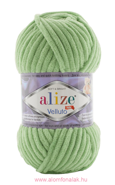 Alize Velluto 103 - halvány zöld