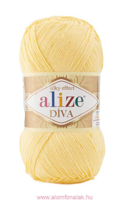 Alize Diva 187 - világos sárga