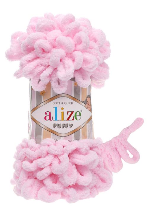 Alize Puffy 31 - halvány rózsaszín