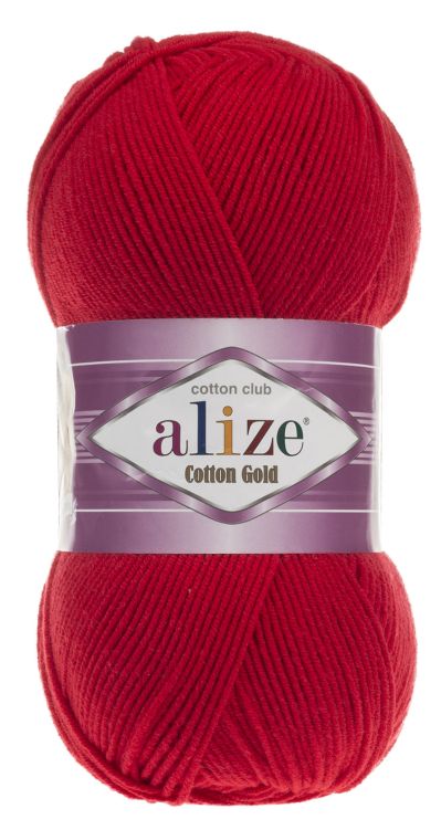 Alize Cotton Gold 56 - piros