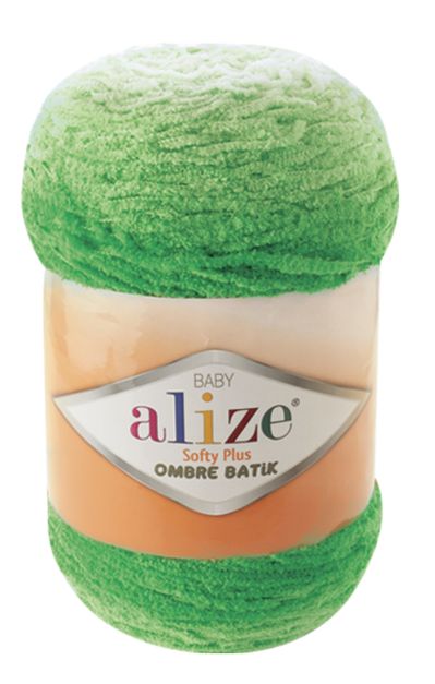 Softy Plus Ombre Batik 7287 - zöld