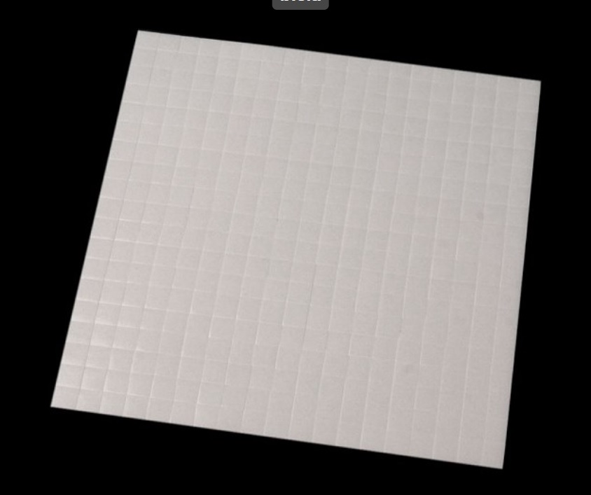 Kétoldalas ragasztó négyzetek 5x5 mm