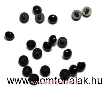 Fekete szem - gomb 10mm