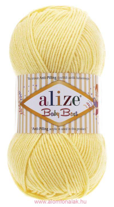 Alize Baby Best 250 - világos sárga
