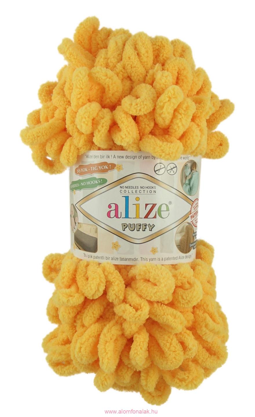 Alize Puffy 216 - sárga
