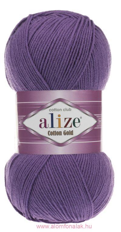 Alize Cotton Gold 44 - sötétlila