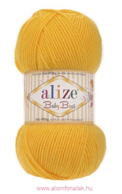 Alize Baby Best 216 - sötét sárga