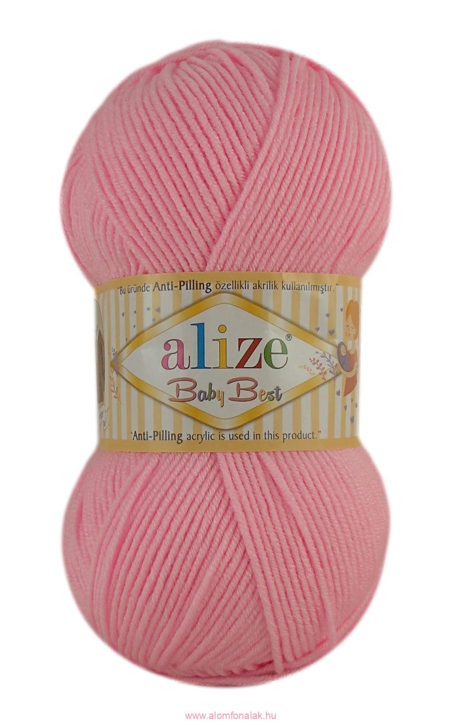 Alize Baby Best 191 - cukor rózsaszín