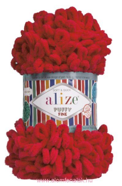 Alize Puffy Fine 56 - piros