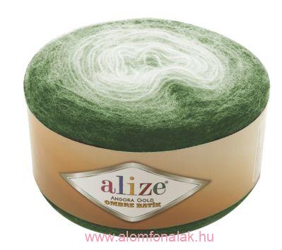 Angora Gold Ombre Batik 7297 - zöld