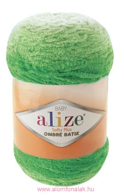 Softy Plus Ombre Batik 7287 - zöld