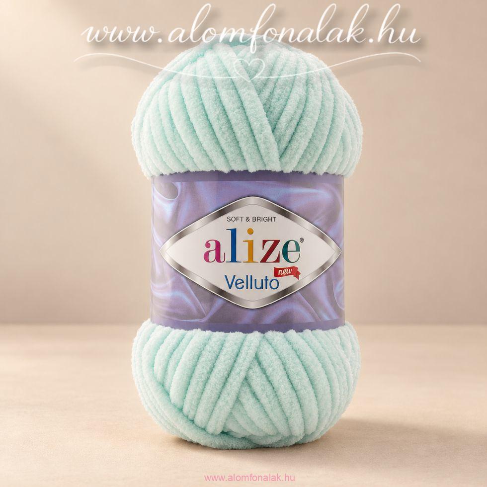 Alize Velluto 15 - világos menta