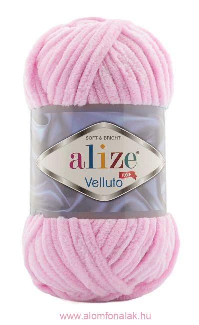 Alize Velluto 31 - világos rózsaszín