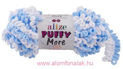 Alize Puffy MORE 6266 - kék, fehér