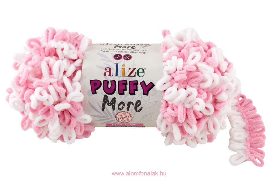 Puffy MORE 6267 - rózsaszin/fehér