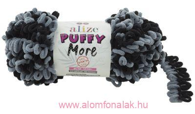 Alize Puffy MORE 6284 - szürke, fekete