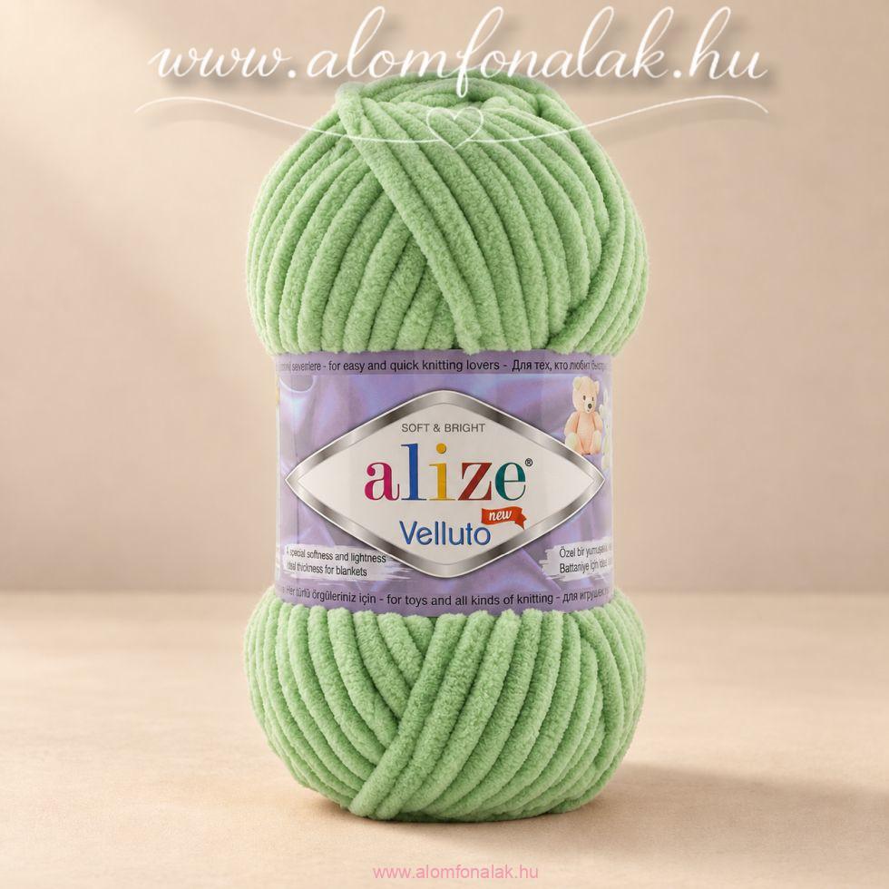 Alize Velluto 103 - halvány zöld