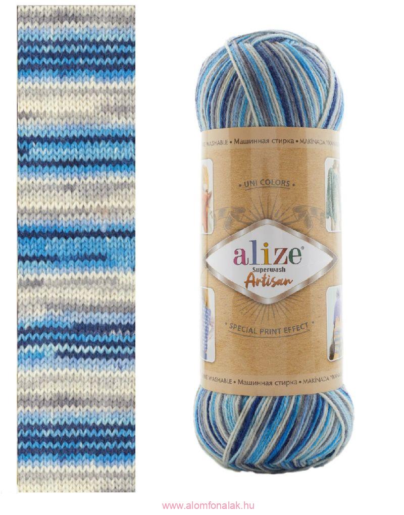 Superwash Artisan 9016 - kékes szürke