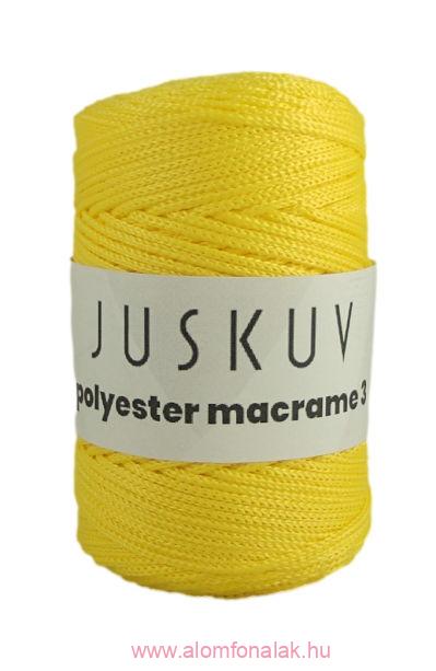 Polyester macrame Juskuv 06 - sárga