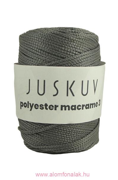 Polyester macrame Juskuv 33 - sötét szürke