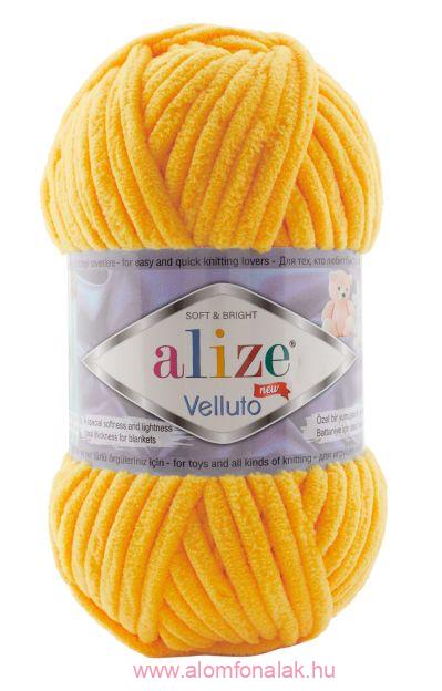 Alize Velluto 216 - sárga