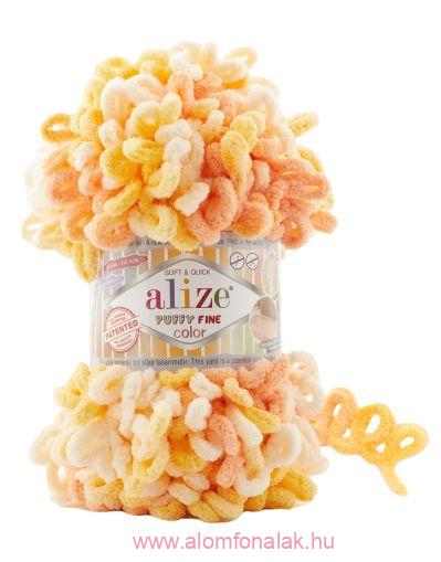 Alize Puffy Fine Color 6467 - narancssárgás