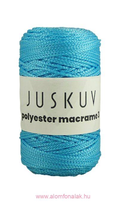 Polyester macrame Juskuv 39 - türkiz