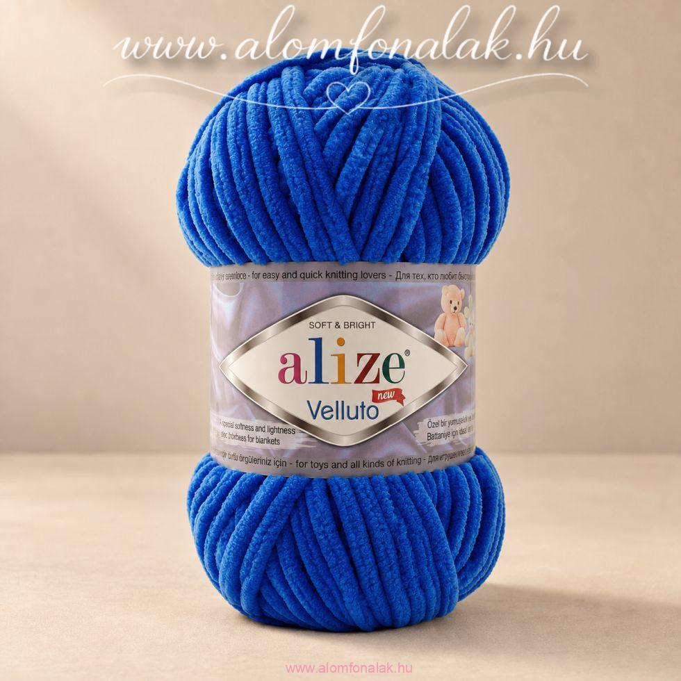Alize Velluto 141 - királykék