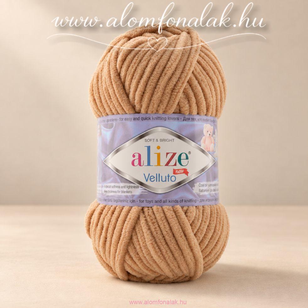 Alize Velluto 199 - halványbarna