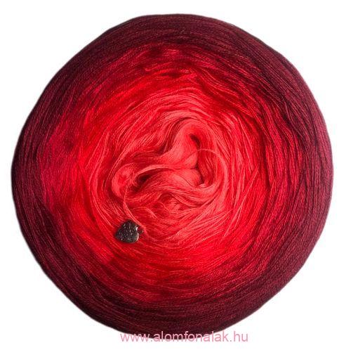 3 szálú Álomfonal Red Ombre 1000 m