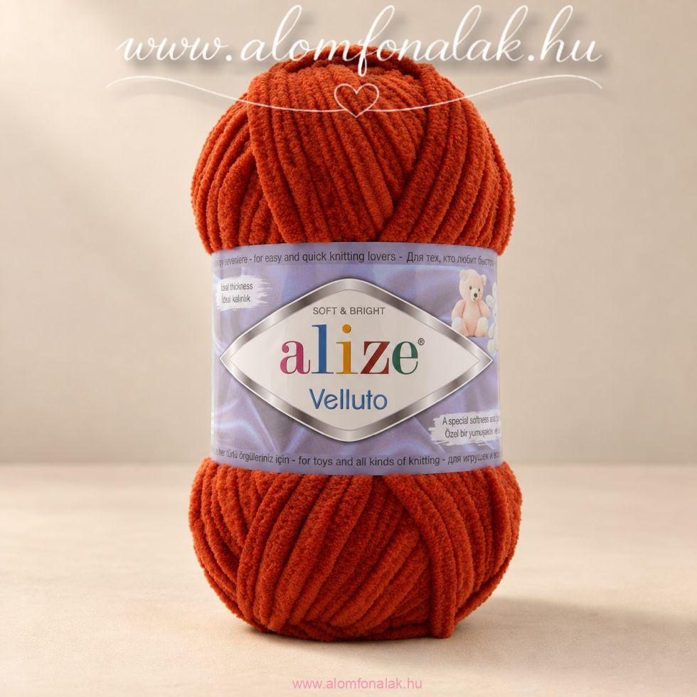 Alize Velluto 36 - tégla