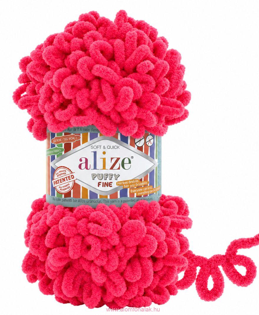 Alize Puffy Fine 149 - fukszia