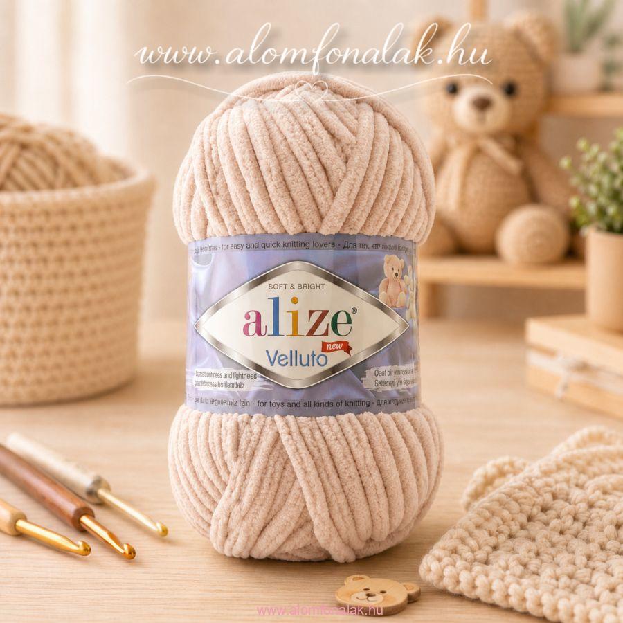 Alize Velluto 889 - világos méz