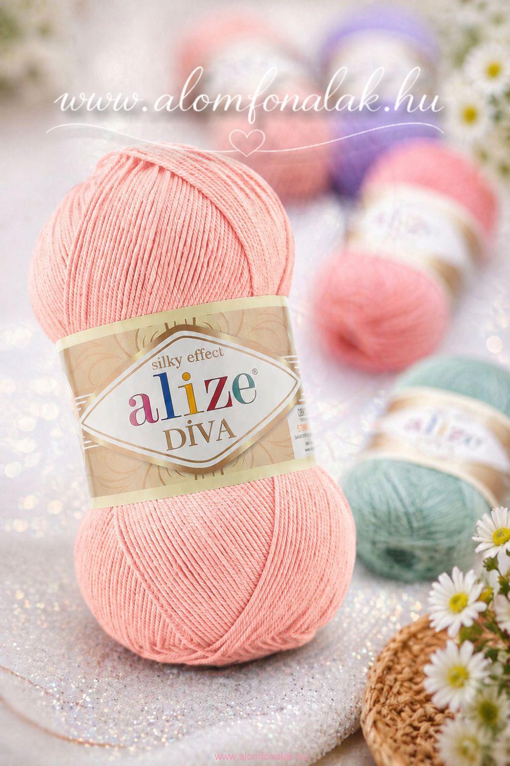 Alize Diva 995 - sárgabarack rózsaszín