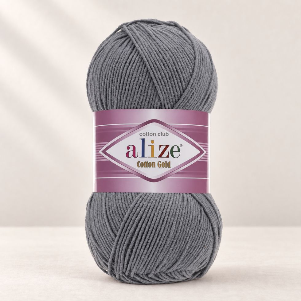 Alize Cotton Gold 87 - sötétszürke