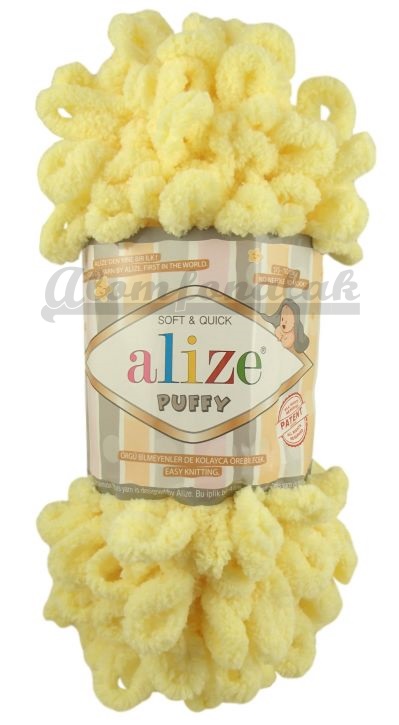 Alize Puffy 13 - világos sárga