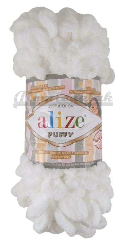 Alize Puffy 55 - hófehér