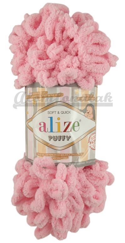 Alize Puffy 185 - baba rózsaszín