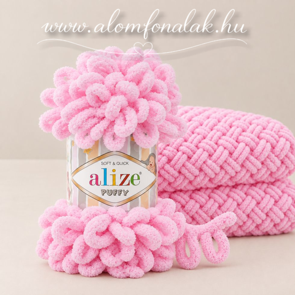 Alize Puffy 31 - halvány rózsaszín