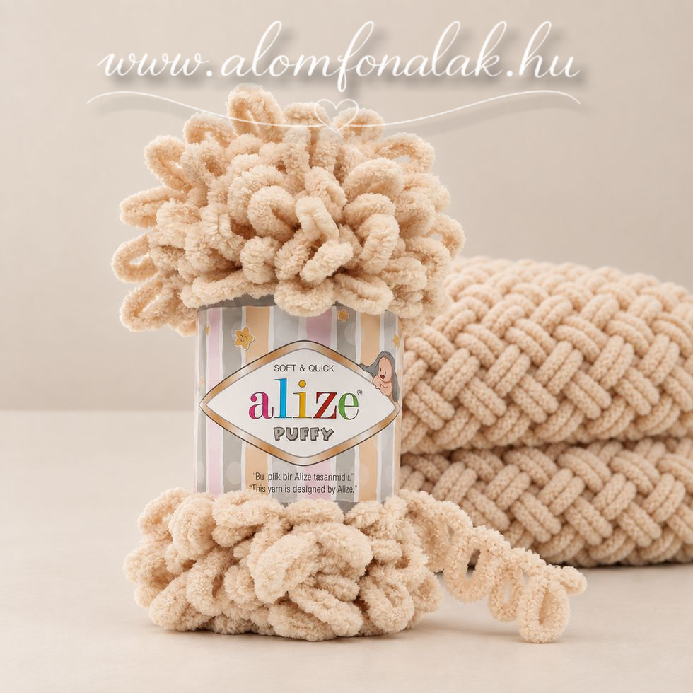 Alize Puffy 310 - mézes bézs