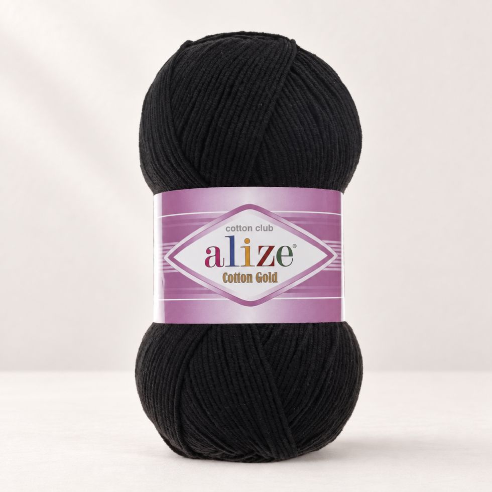 Alize Cotton Gold 60 - fekete