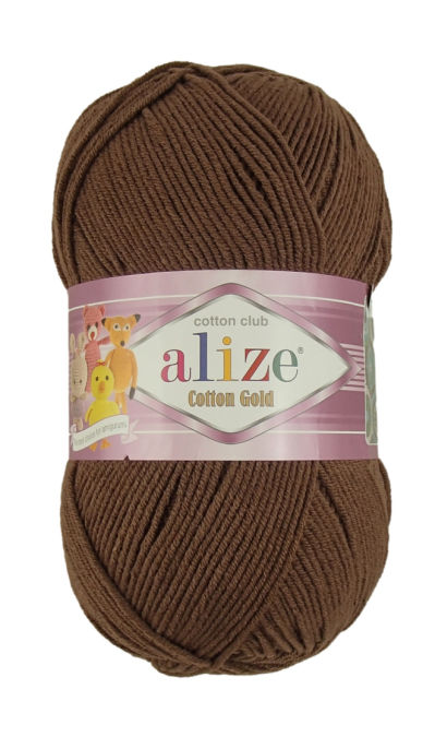 Alize Cotton Gold 493 - sötétbarna