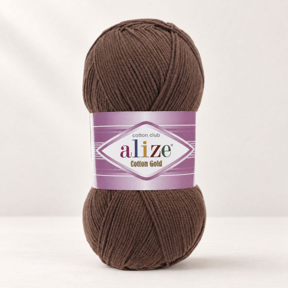 Alize Cotton Gold 493 - sötétbarna