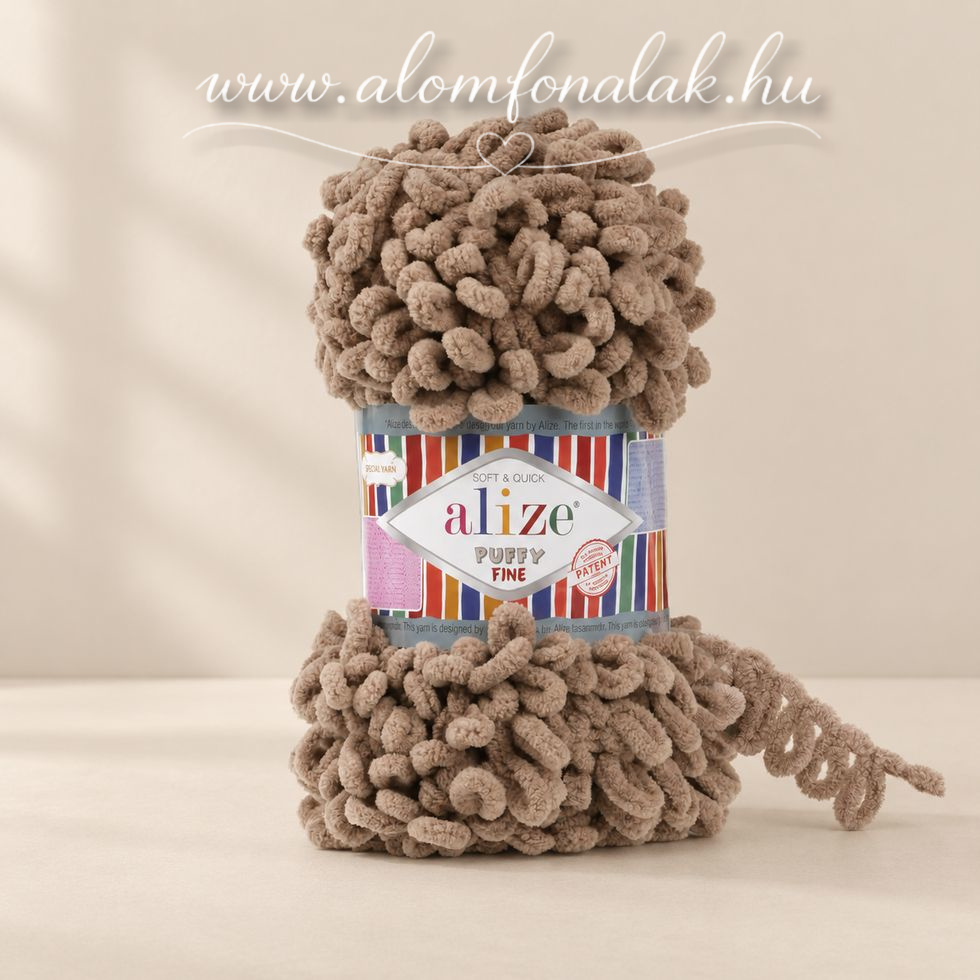 Alize Puffy Fine 329 - barna