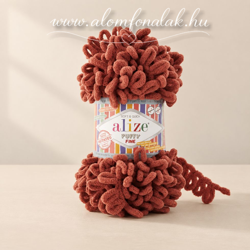 Alize Puffy Fine 90 - tégla