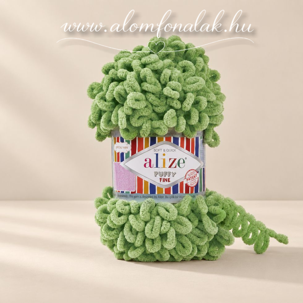 Alize Puffy Fine 485 - sötétzöld