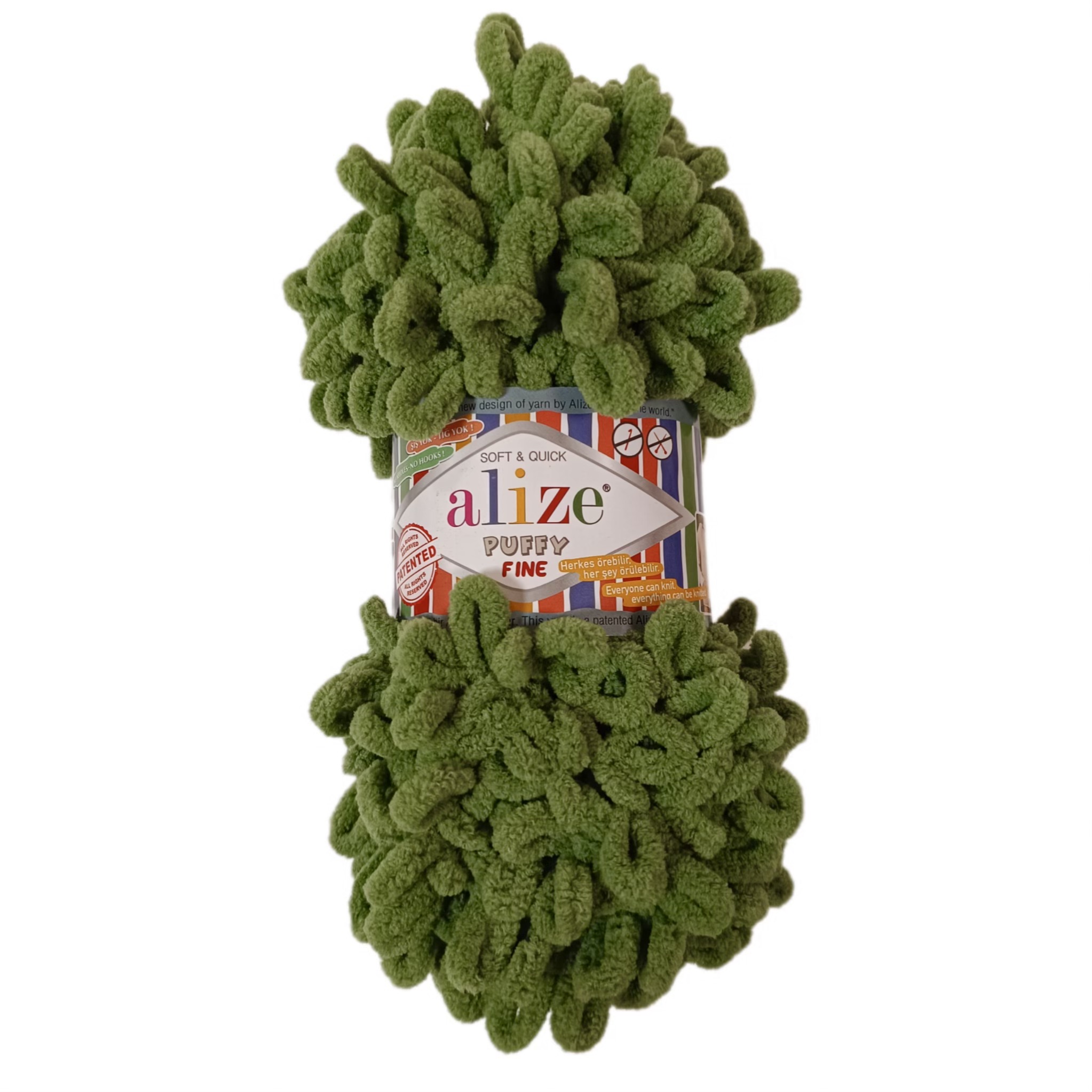 Alize Puffy Fine 485 - sötétzöld