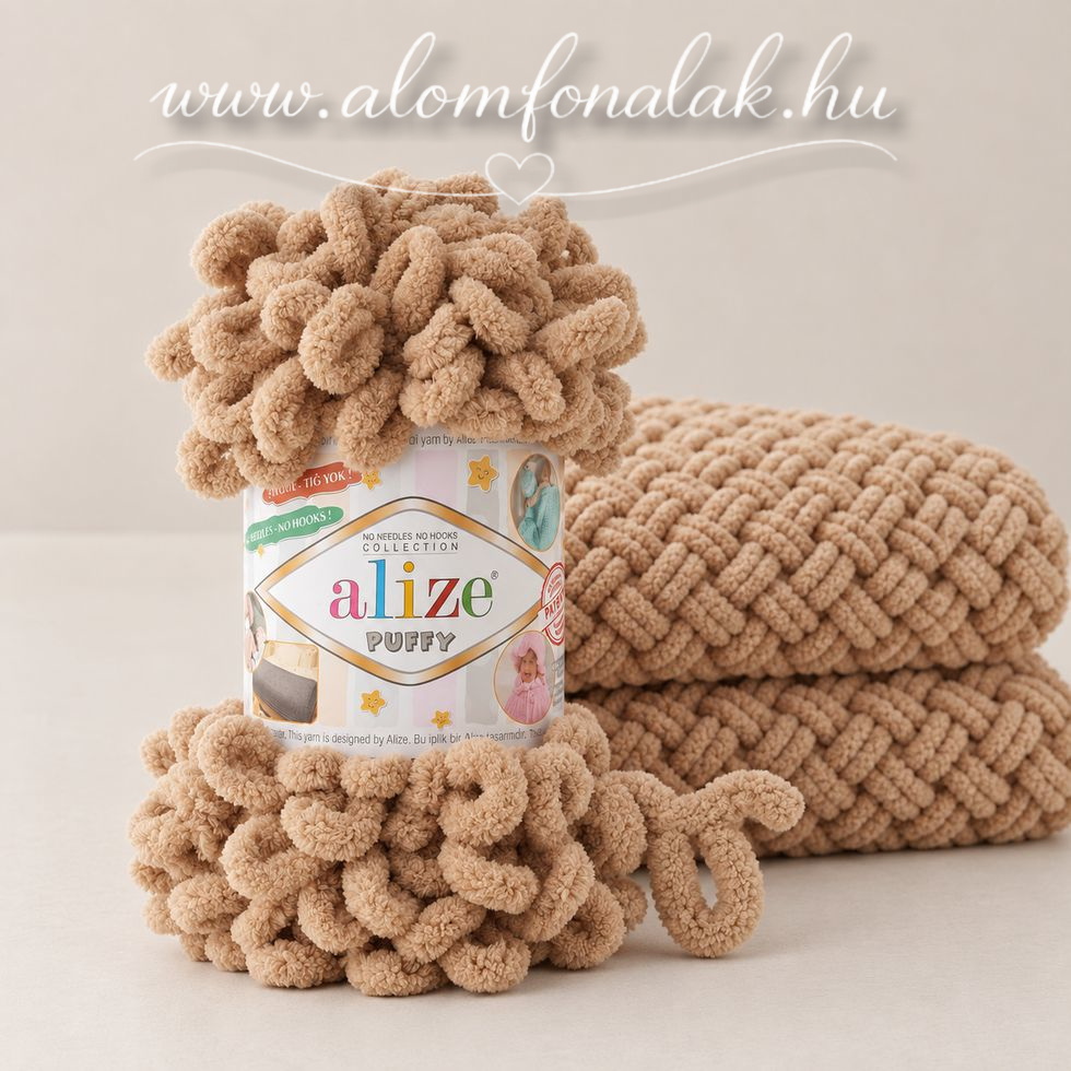 Alize Puffy 262 - bézses barna