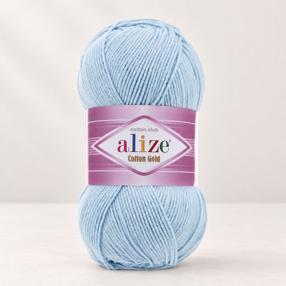 Alize Cotton Gold 513 - kristálykék