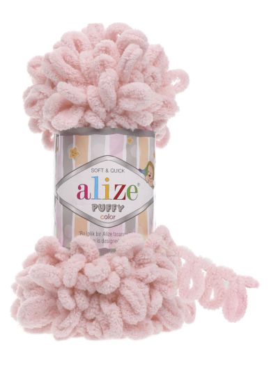 Alize Puffy 161 - púder rózsaszín